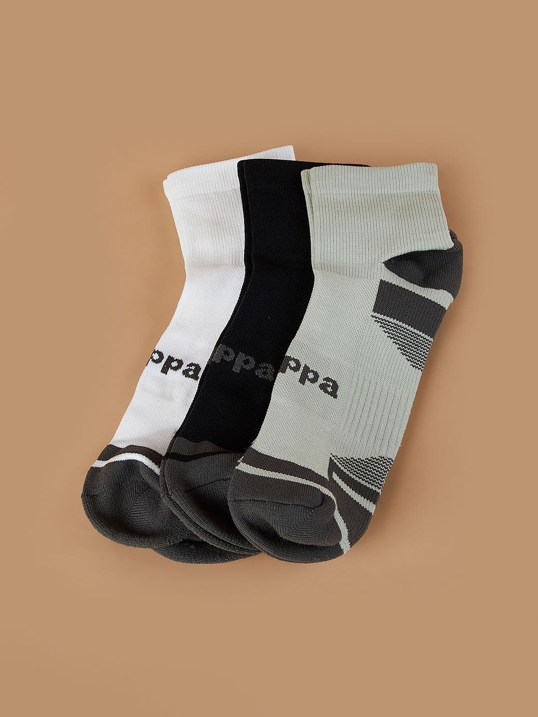 Kappa Men Pack Of 3 Cotton Ankle Length Socks - view 1