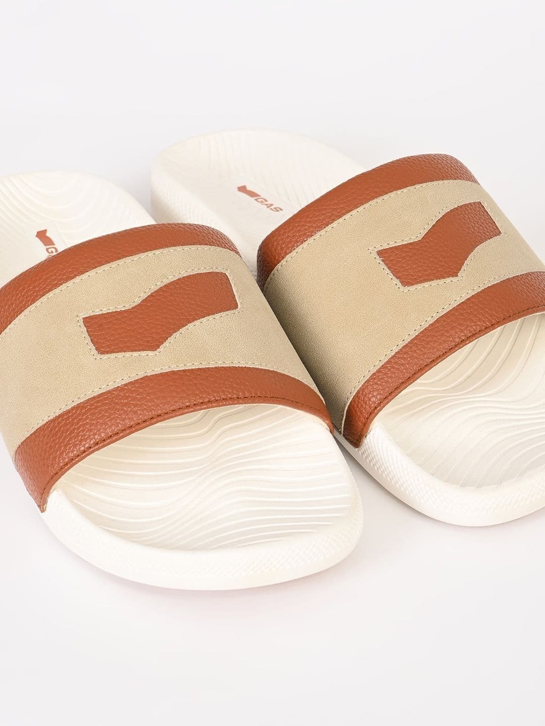 GAS Men WaveRunner Orange Slides - view 1