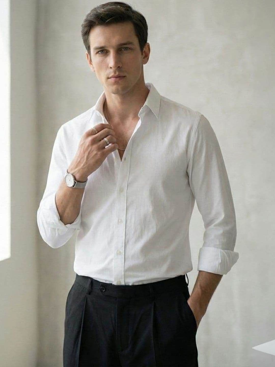 Molly & Michel Men Comfort Casual Shirt - view 1