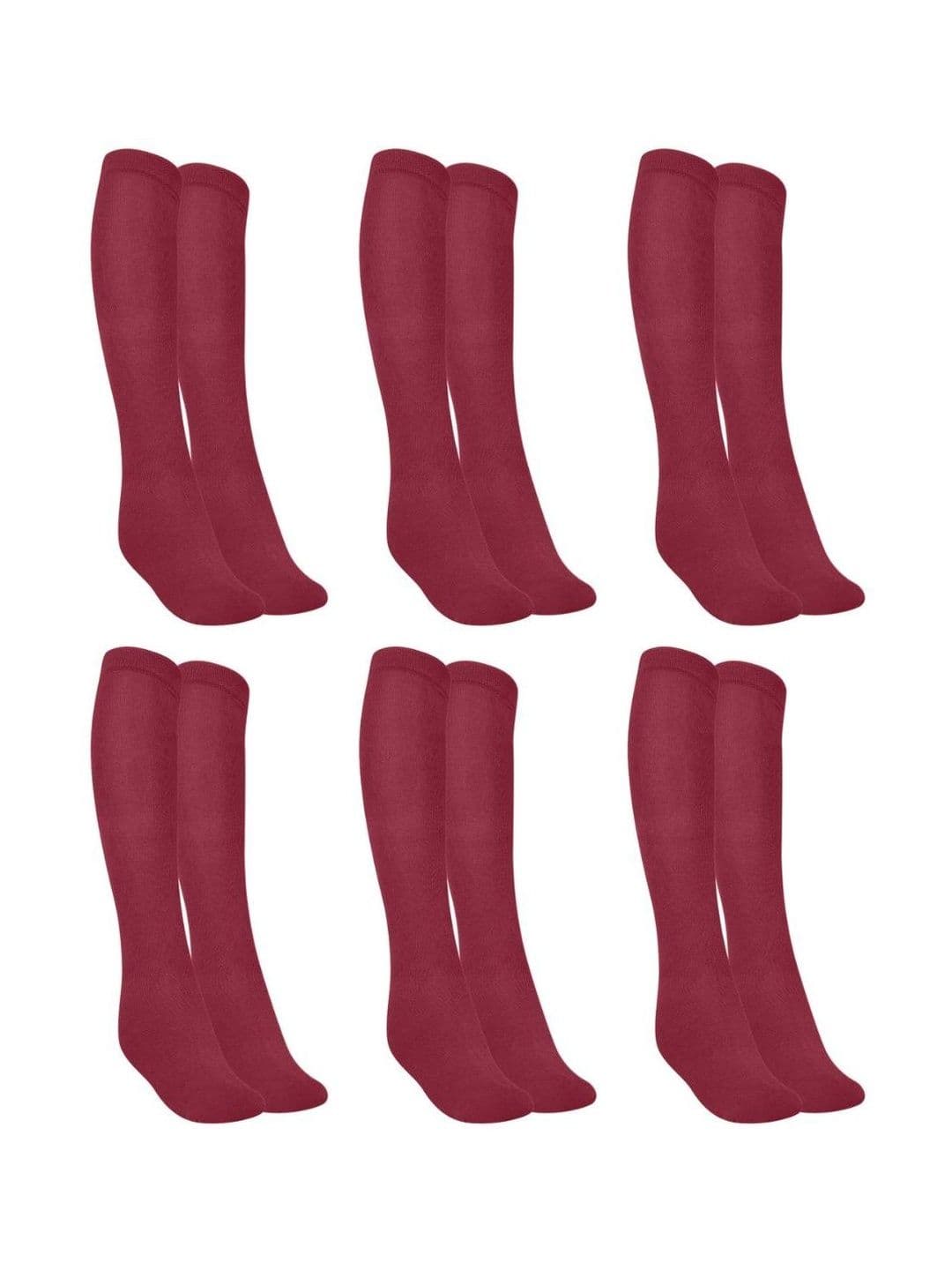 MUKHAKSH Men Pack Of 6 Knee-Length Socks - view 1