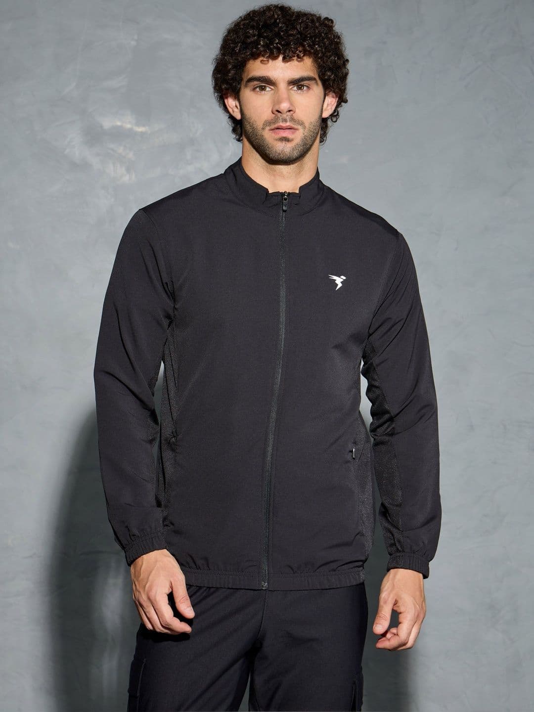 Technosport Men Brand Logo Lightweight Training or Gym Sporty Jacket