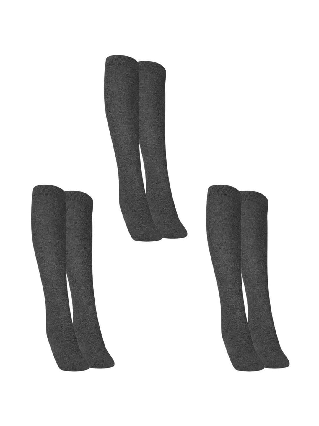 MUKHAKSH Men Pack Of 3 Knee-Length Socks - view 1