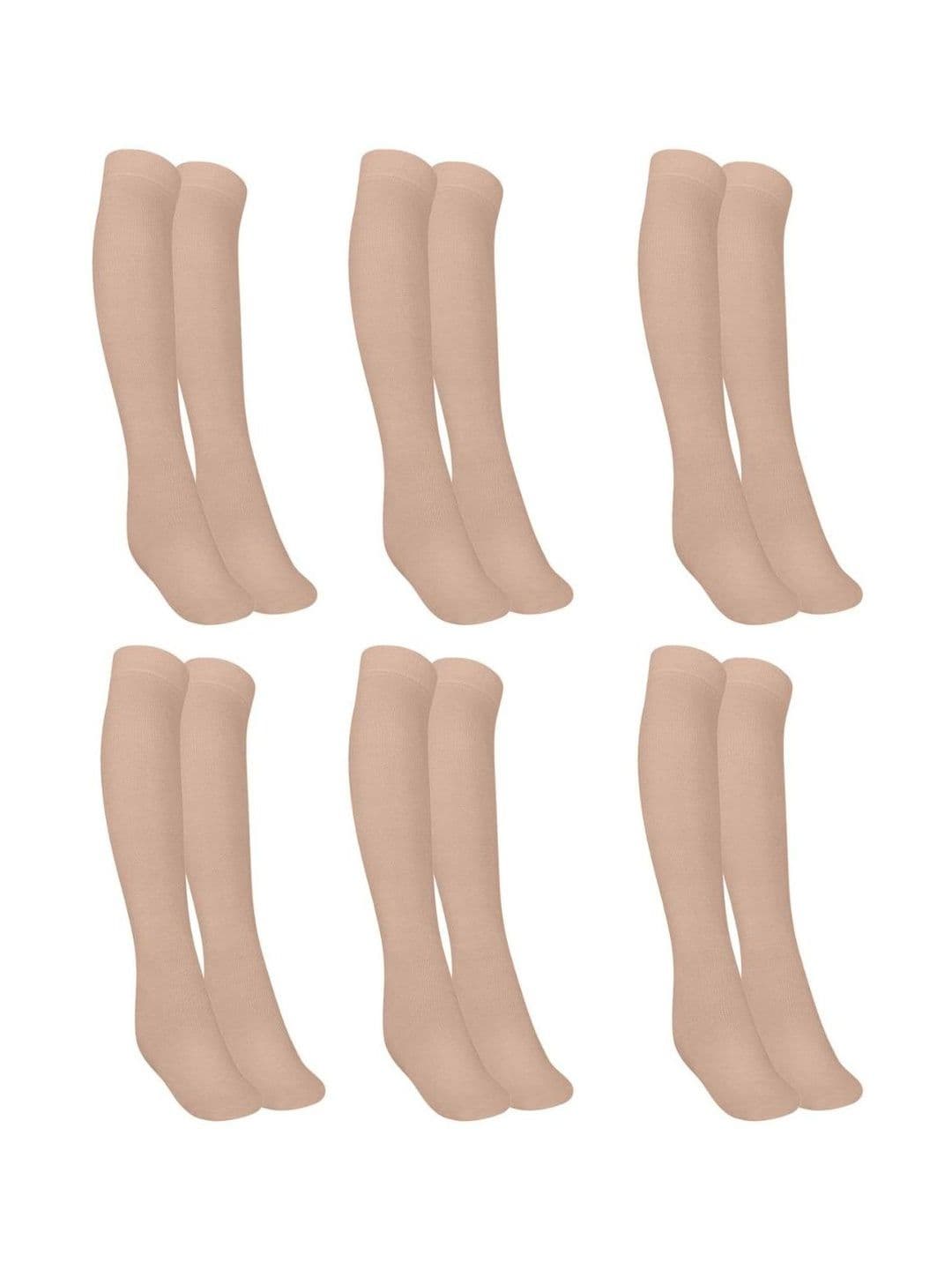 MUKHAKSH Men Pack Of 6 Knee-Length Socks - view 1
