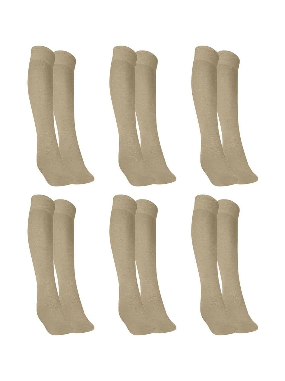MUKHAKSH Men Pack Of 6 Knee-Length Socks - view 1