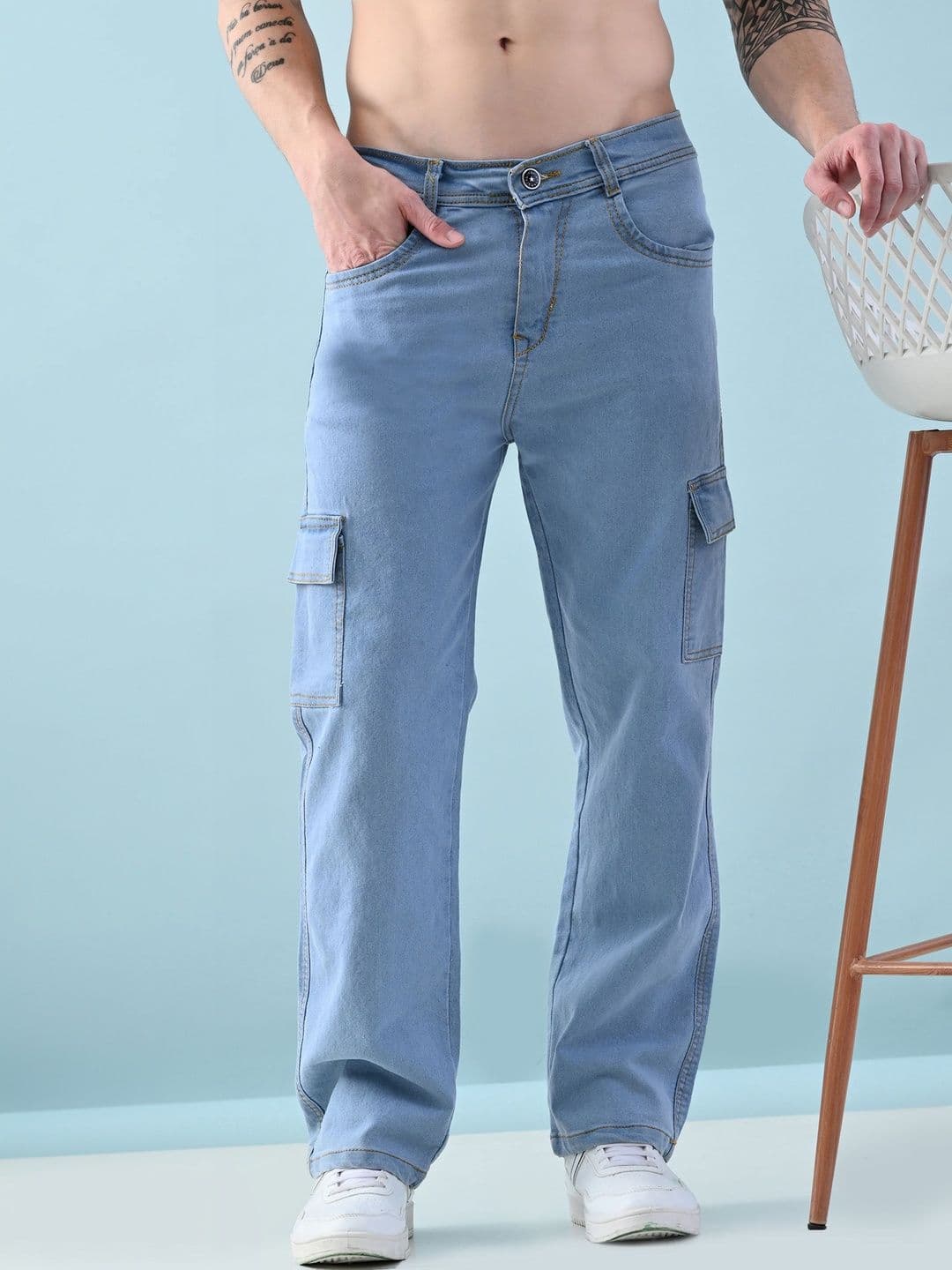 Moda Rapido Men Classic Boyfriend Fit Mid-Rise Stretchable Jeans - view 1