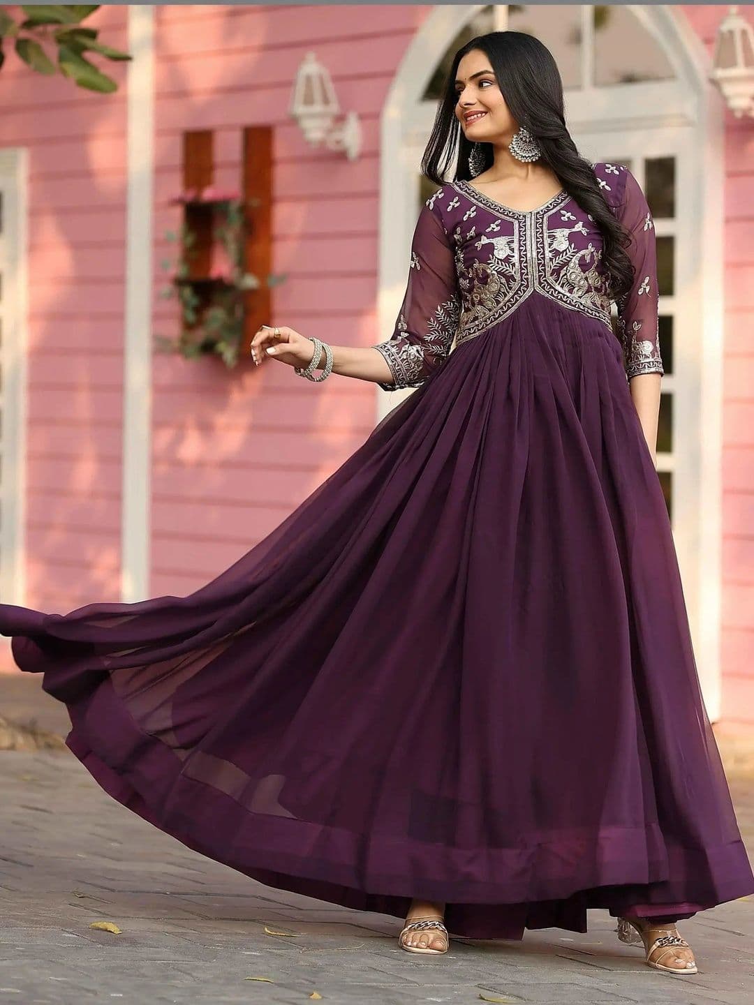FoxDX Embroidered Ethnic Dresses - view 1