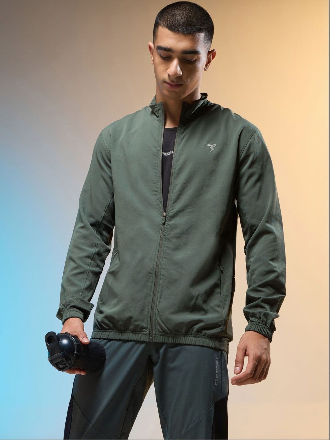 Technosport Men Lightweight Training or Gym Bomber Jacket
