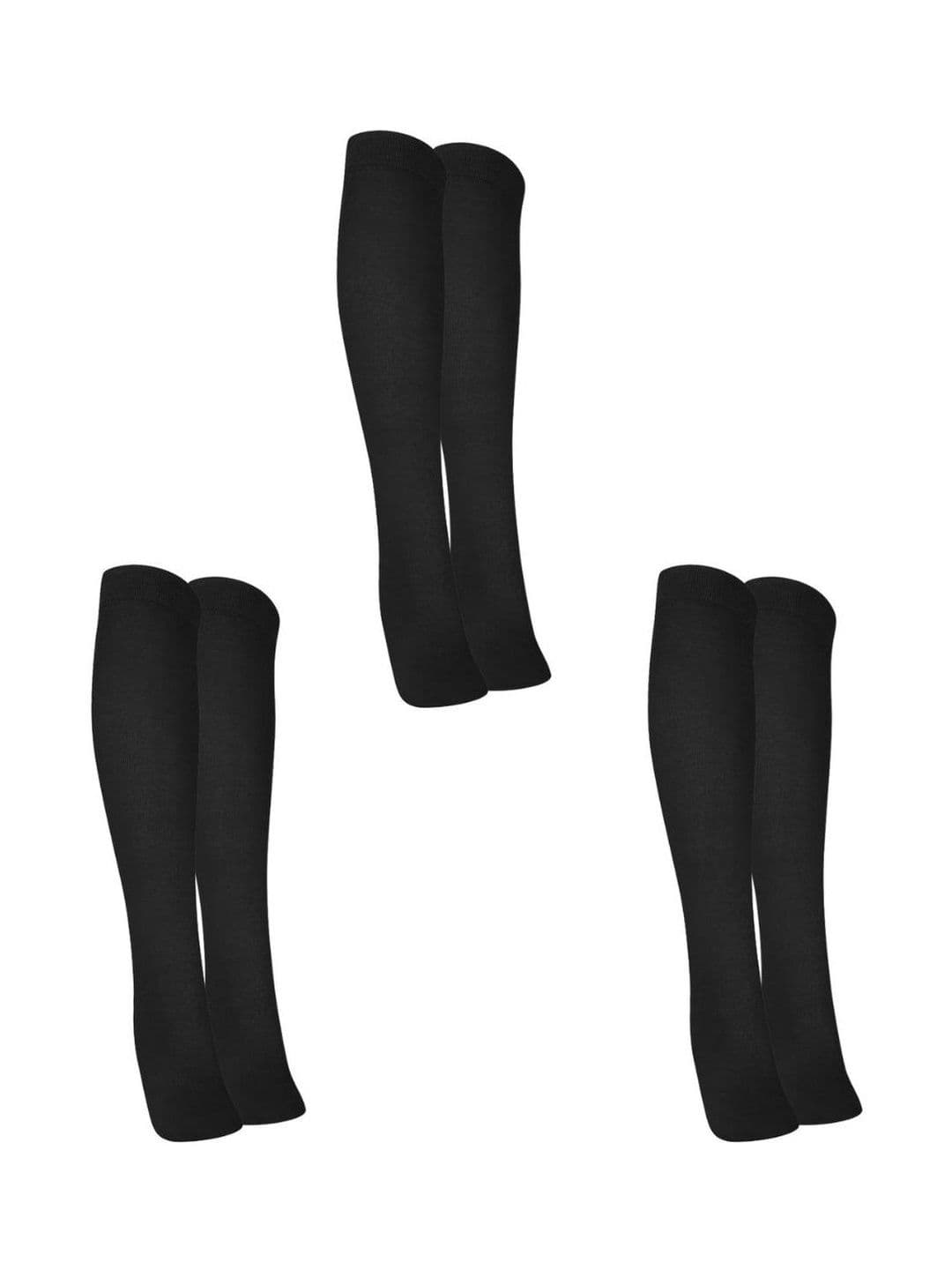 MUKHAKSH Men Pack Of 3 Knee Length Socks - view 1