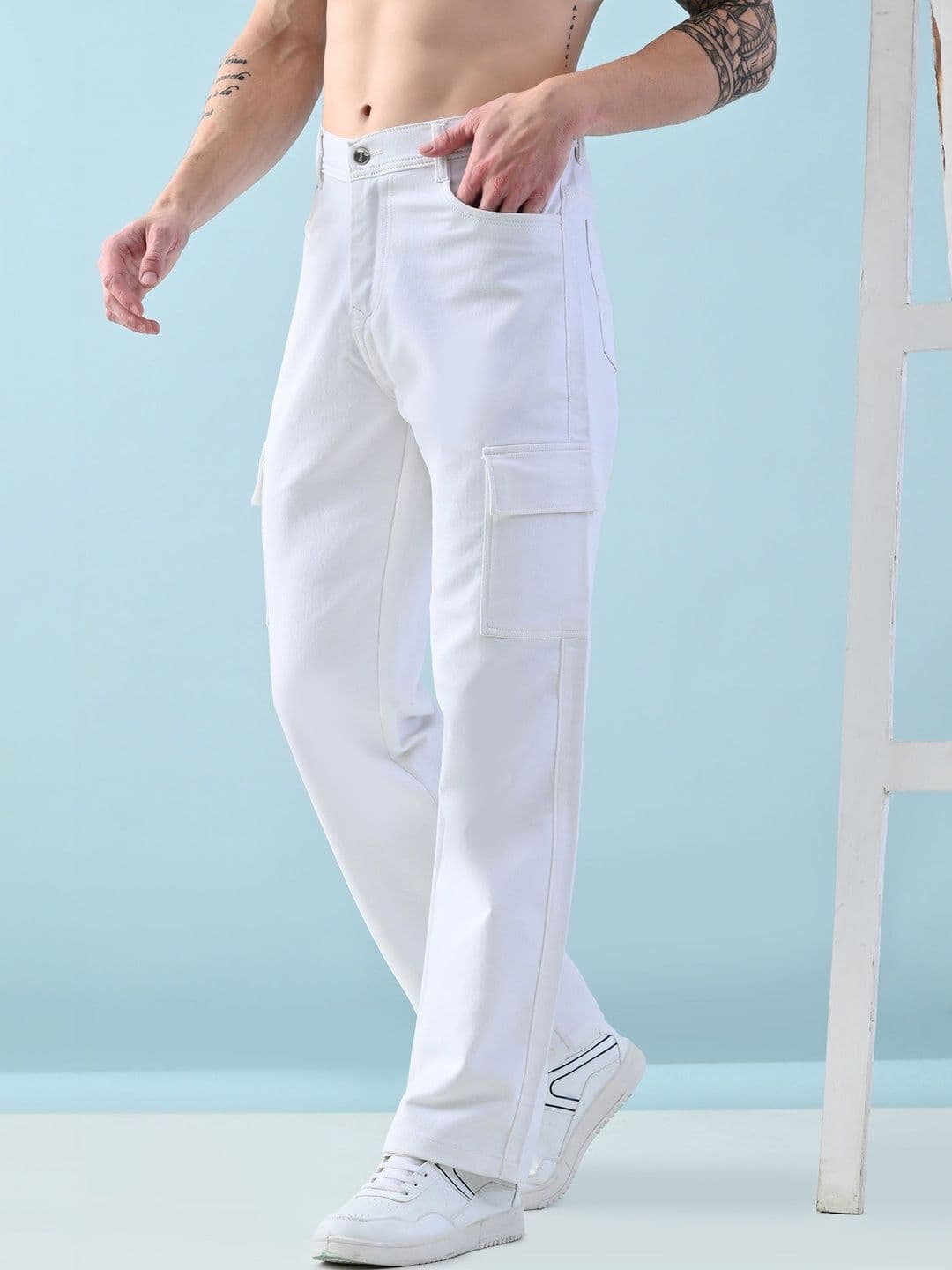 Moda Rapido Men Classic Relaxed Fit Mid-Rise Stretchable Jeans - view 1
