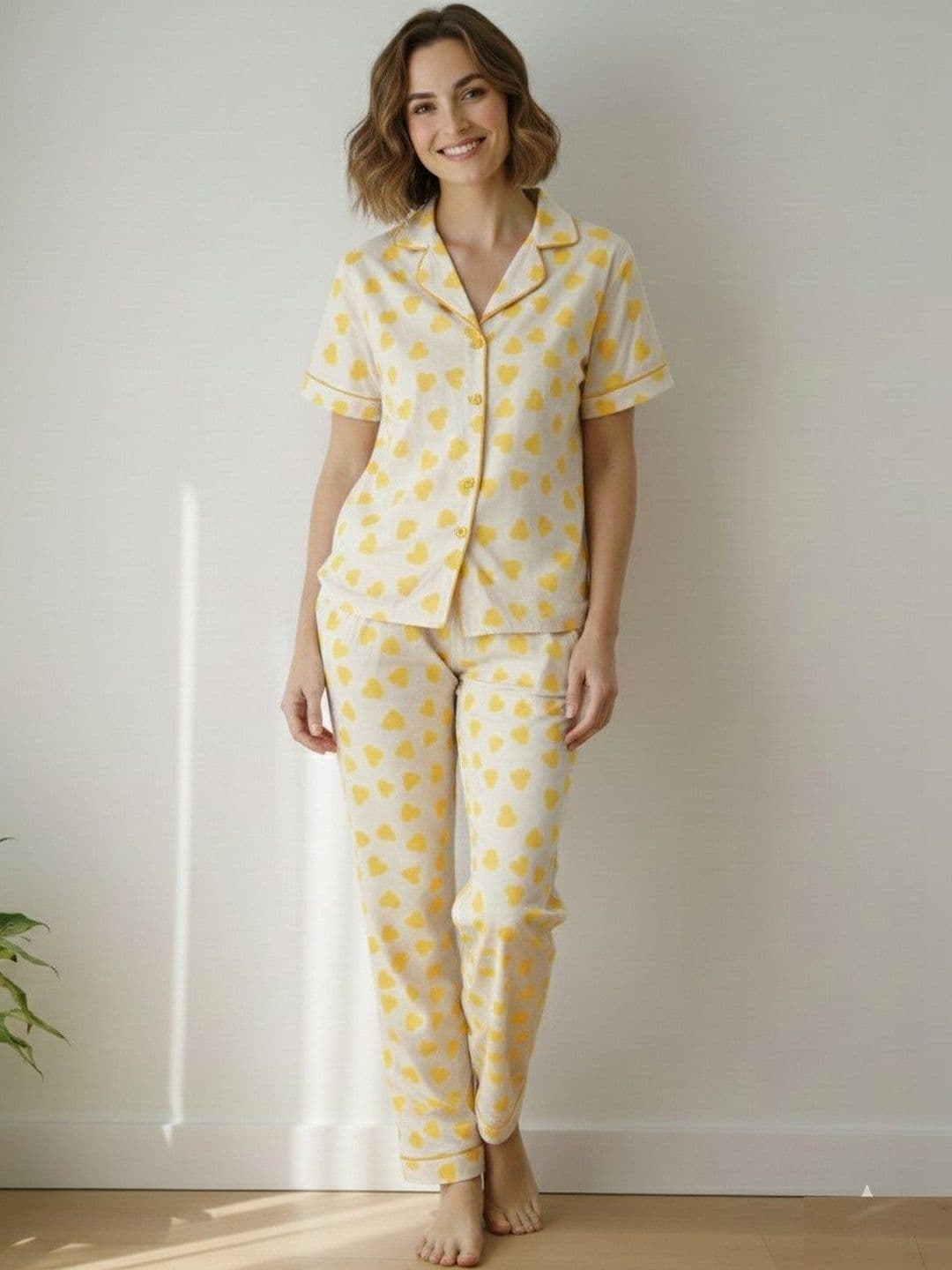 NEYSA Women Printed Shirt with Pyjamas - view 1