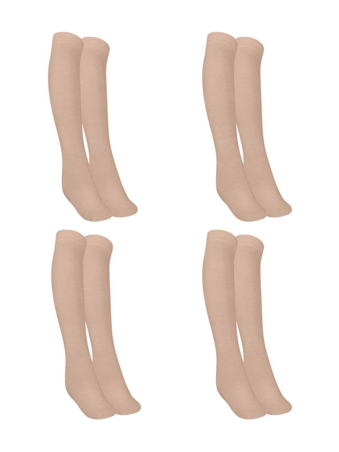 MUKHAKSH Men Pack Of 4 Knee-Length Socks - view 1
