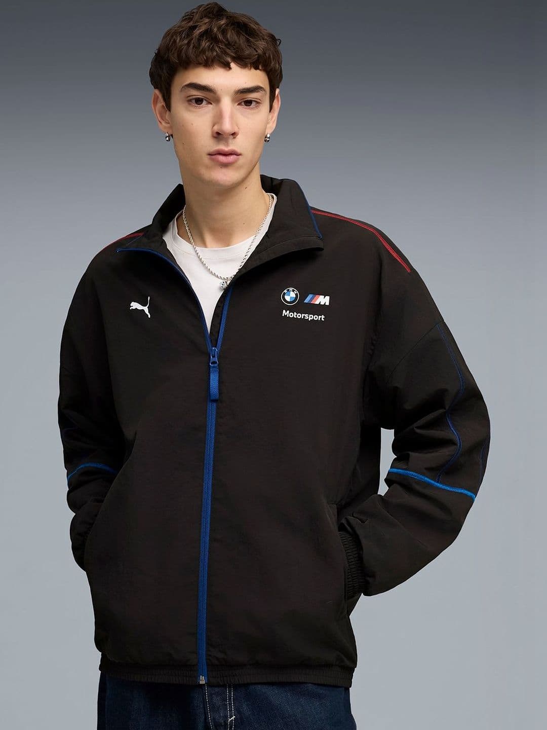 PUMA Motorsport BMW M Motorsport Sportswear Men's Reverse Coil Zipper Track Jacket - view 1