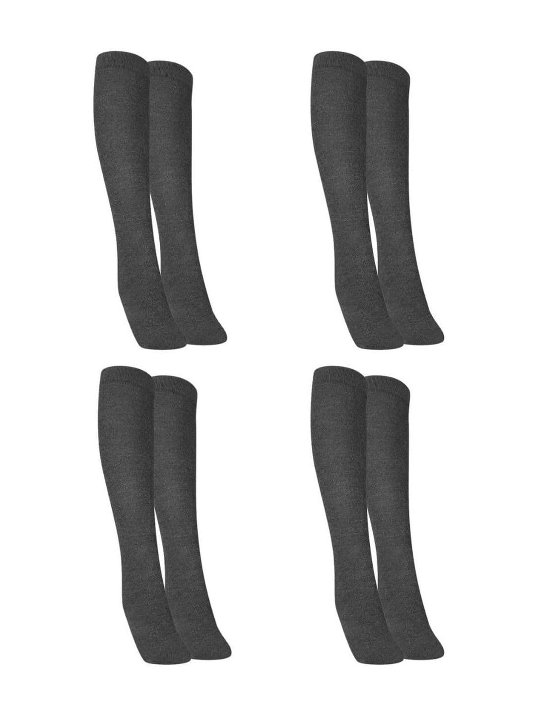 MUKHAKSH Men Pack Of 4 Knee-Length Socks - view 1