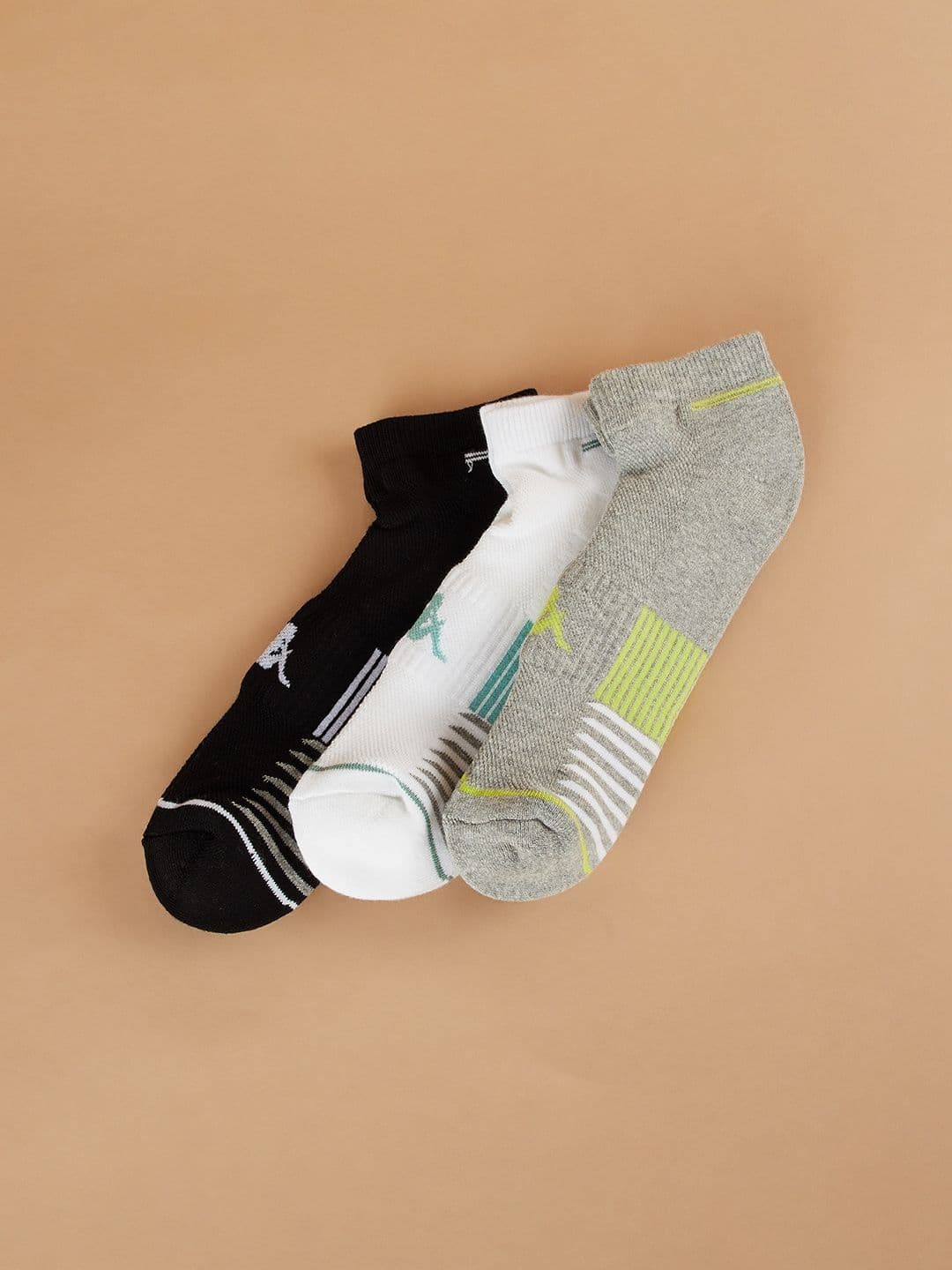 Kappa Men Pack Of 3 Shoe-Liners Socks - view 1