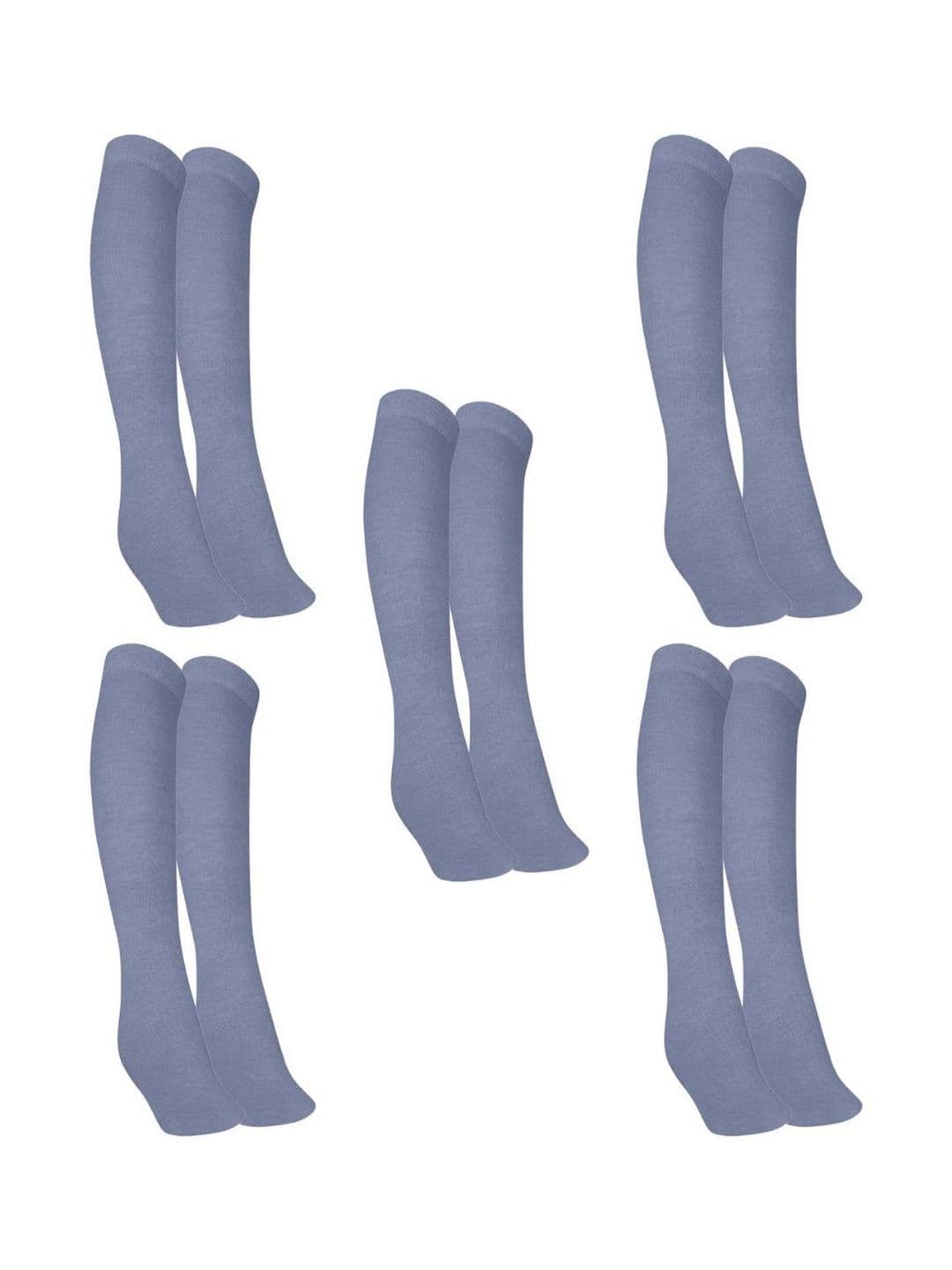 MUKHAKSH Men Pack Of 5 Knee-Length Socks - view 1
