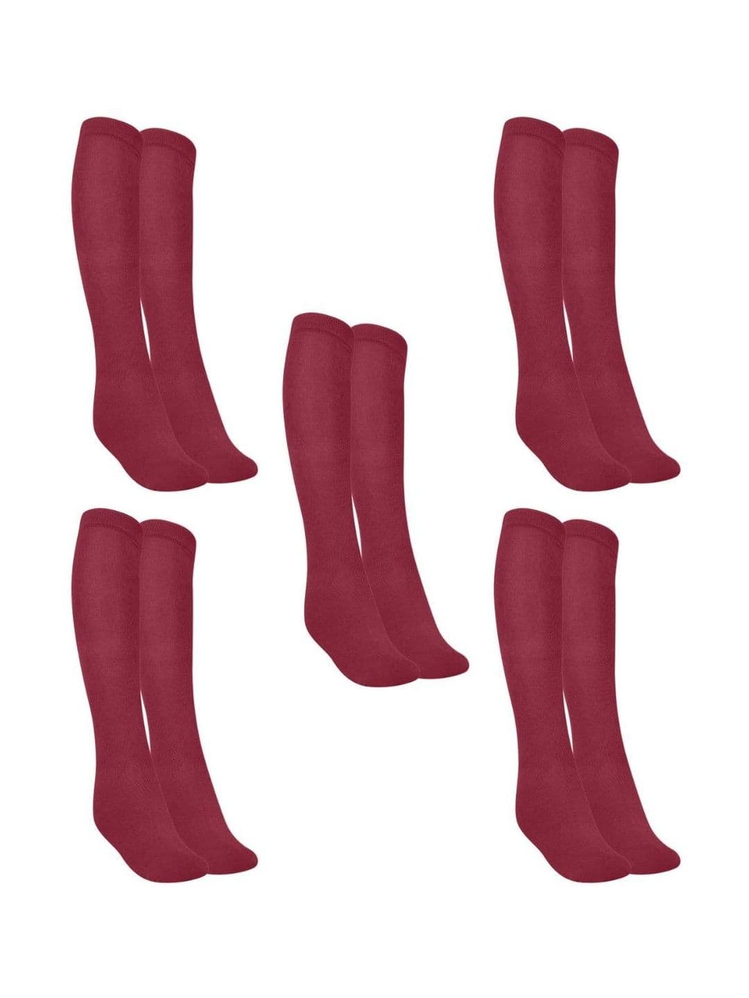MUKHAKSH Men Pack Of 5 Knee-Length Socks - view 1