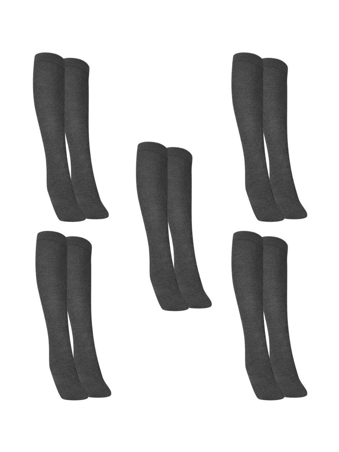 MUKHAKSH Men Pack Of 5 Knee-Length Socks - view 1