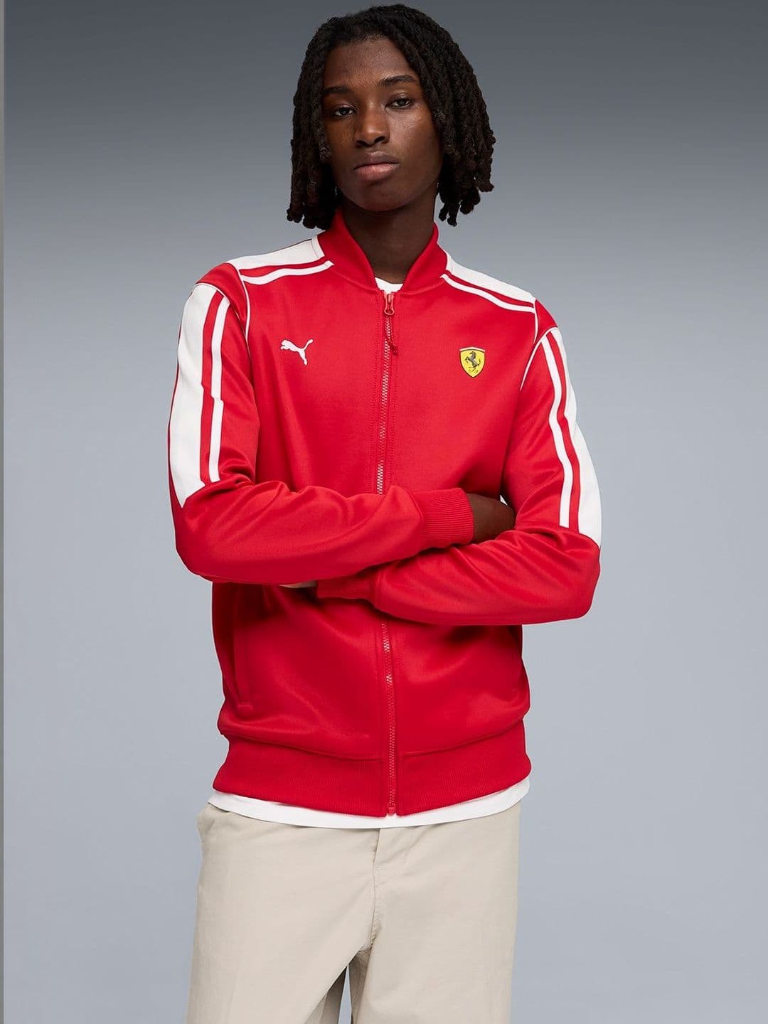 PUMA Motorsport Scuderia Ferrari Men's MT7 Full Zip Spacer Jacket - view 1