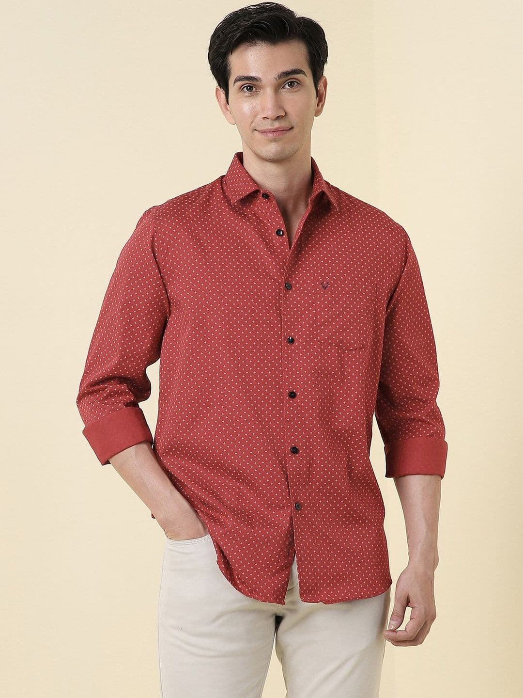 Allen Solly Men Slim Fit Printed Casual Shirt - view 1