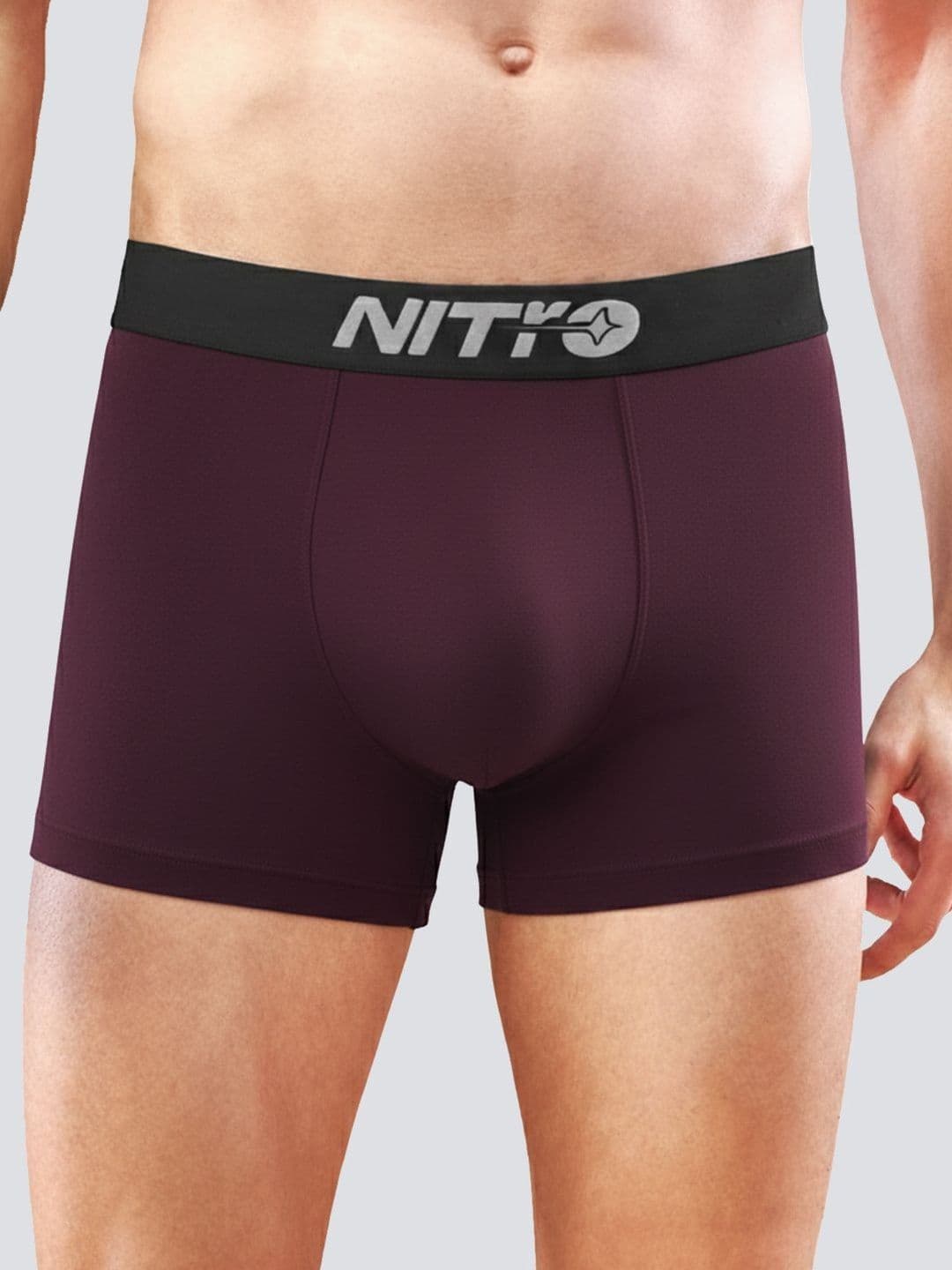 LUX NITRO Men Solid Perfect Fit- No-Marks Waistband & Stretch Comfort Modal Trunks - view 1
