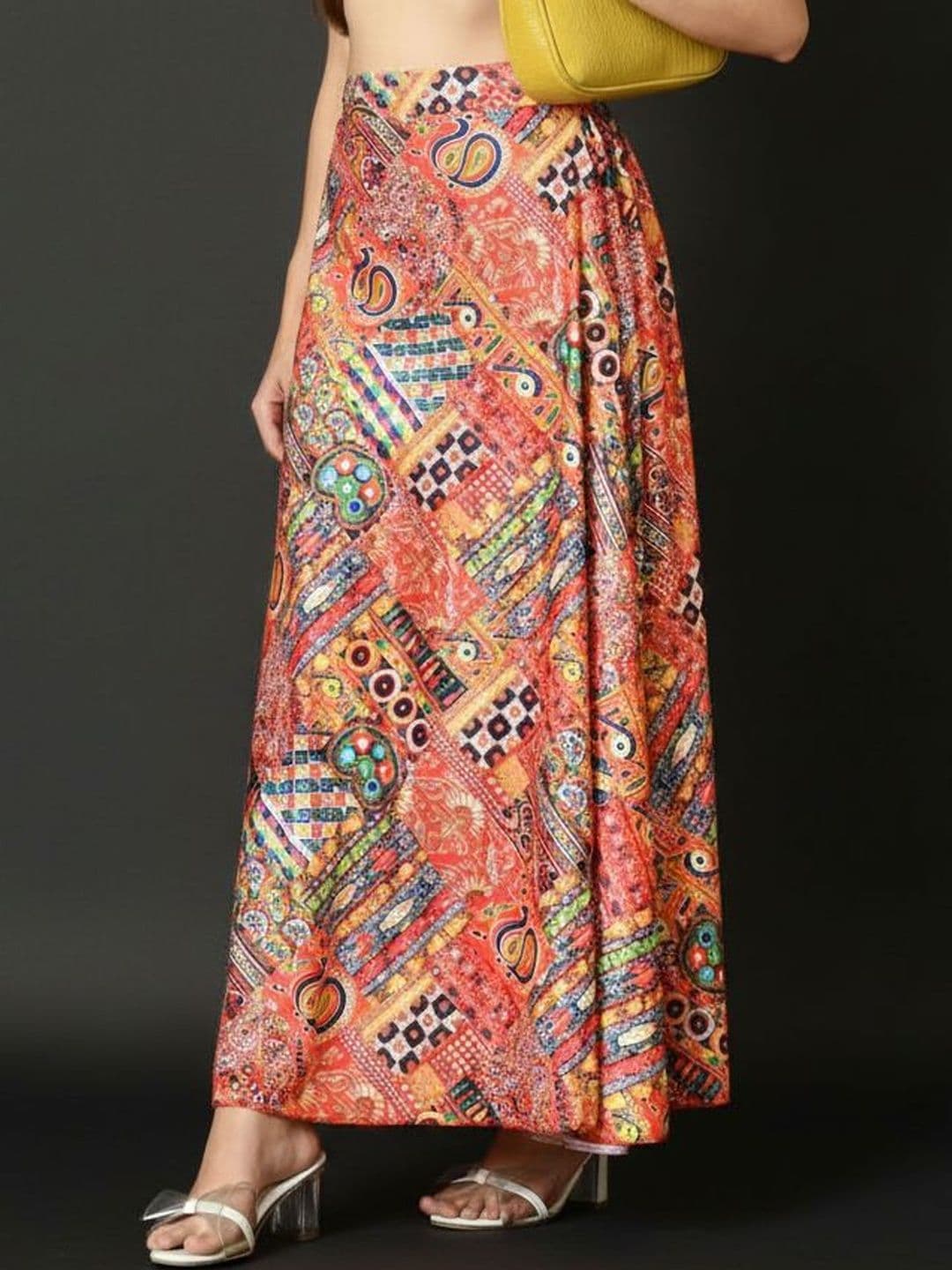 Vagisha Printed Flared Maxi Skirts - view 1