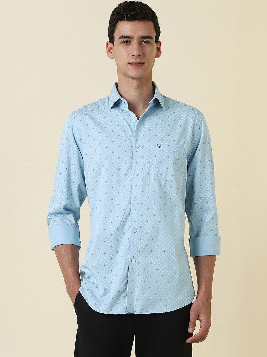 Allen Solly Men Slim Fit Printed Casual Shirt - view 1