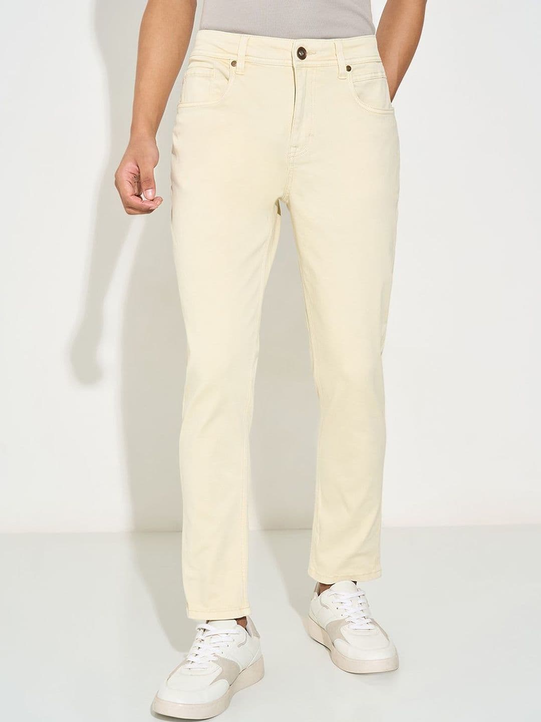 SF JEANS by Pantaloons Men Slim Fit Mid-Rise Jeans - view 1