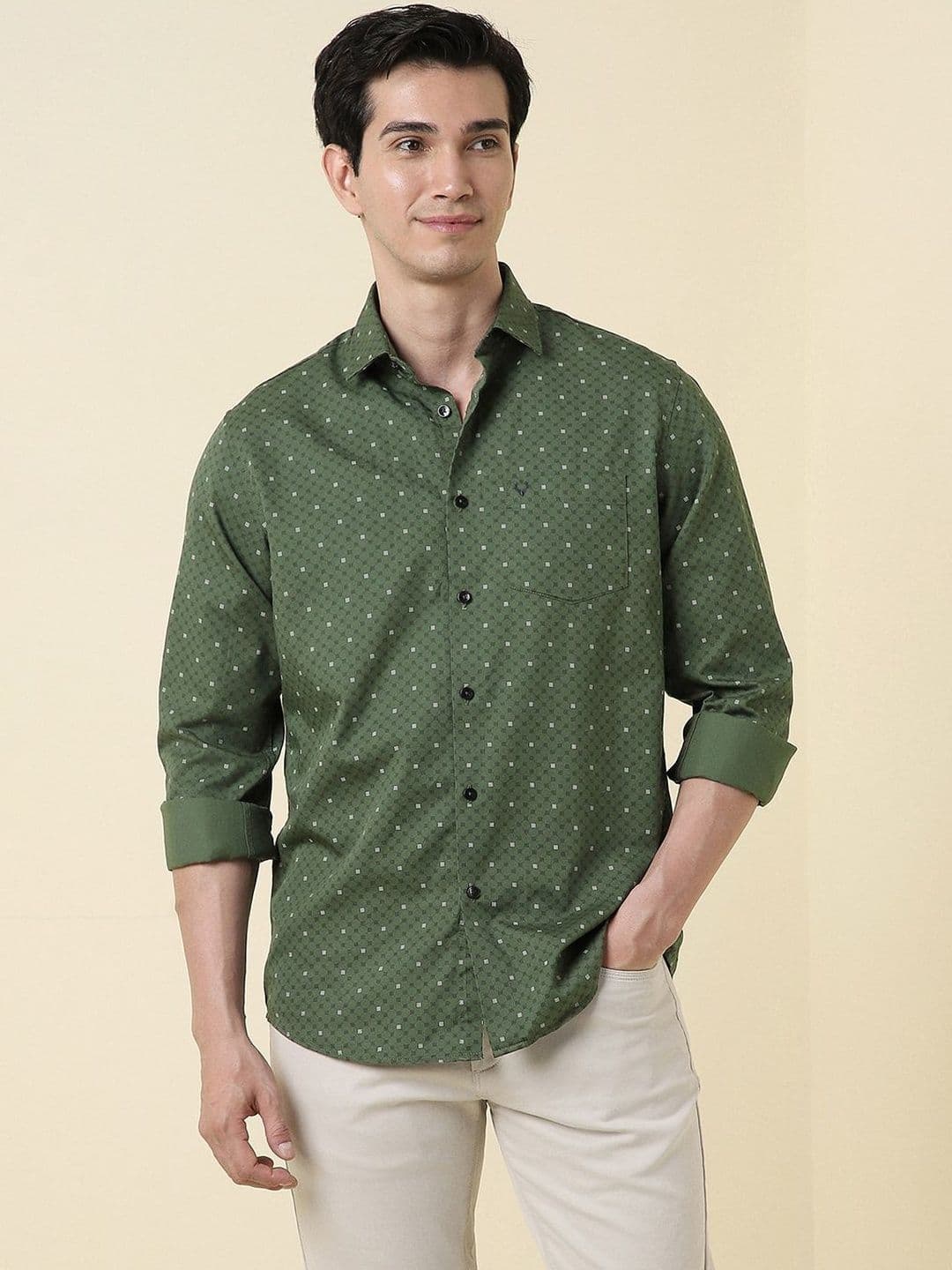Allen Solly Men Slim Fit Printed Casual Shirt - view 1