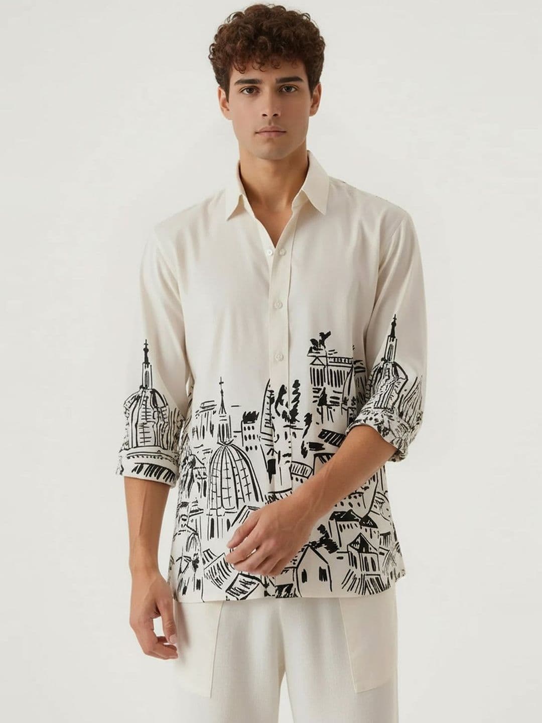 glitchez Men Standard Printed Casual Shirt - view 1