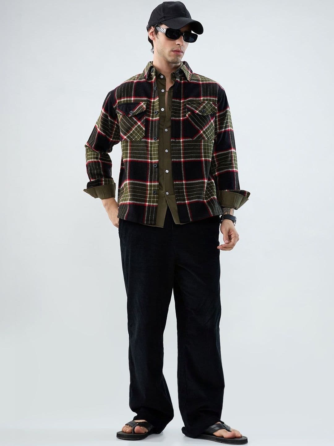 VASTRADO Premium Checks Checked Cotton Long Sleeves Shirt - view 1