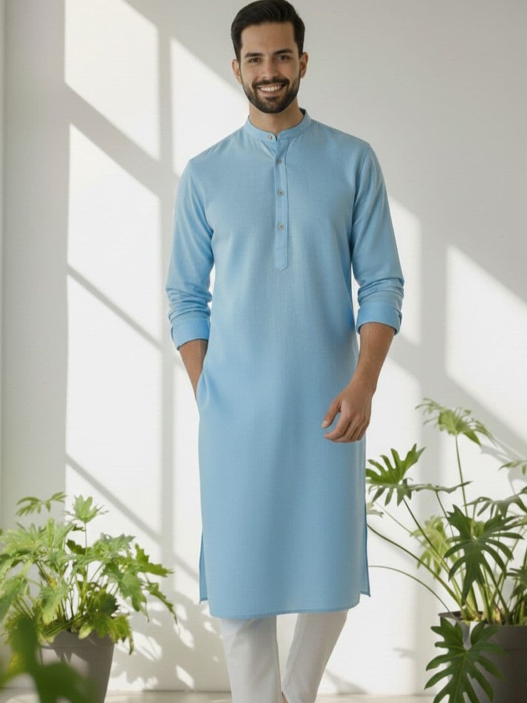LADSLOOM Ethnic Motifs Printed Kurta - view 1