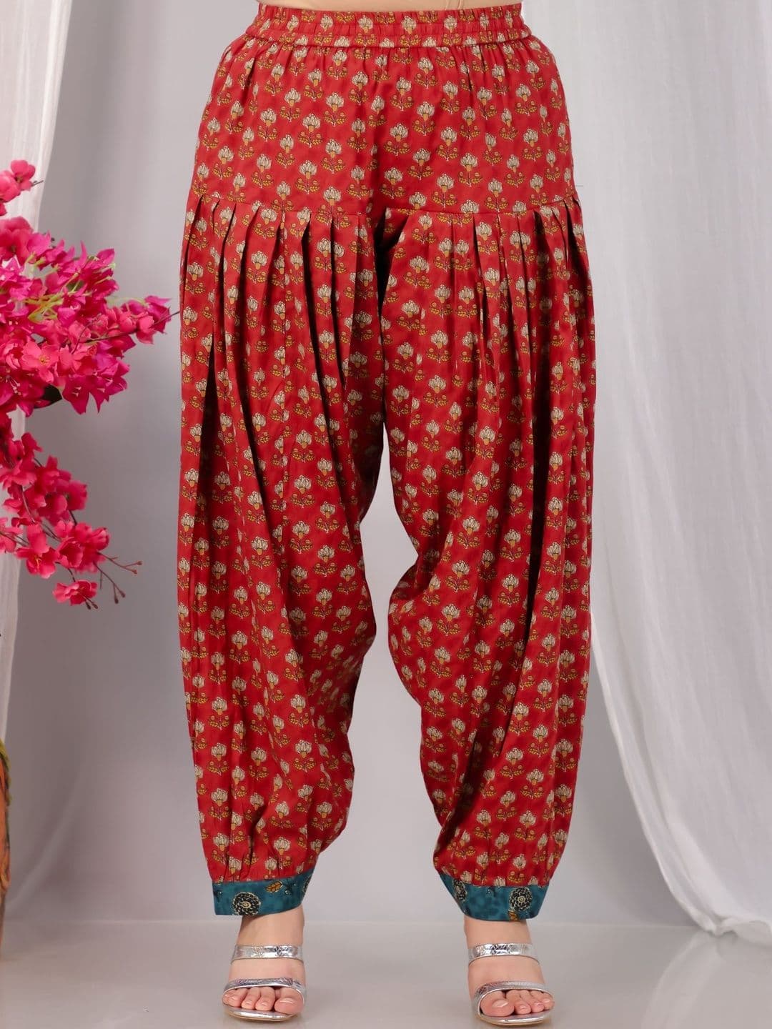 Aramya Women Printed Loose Fit Cotton Salwar - view 1