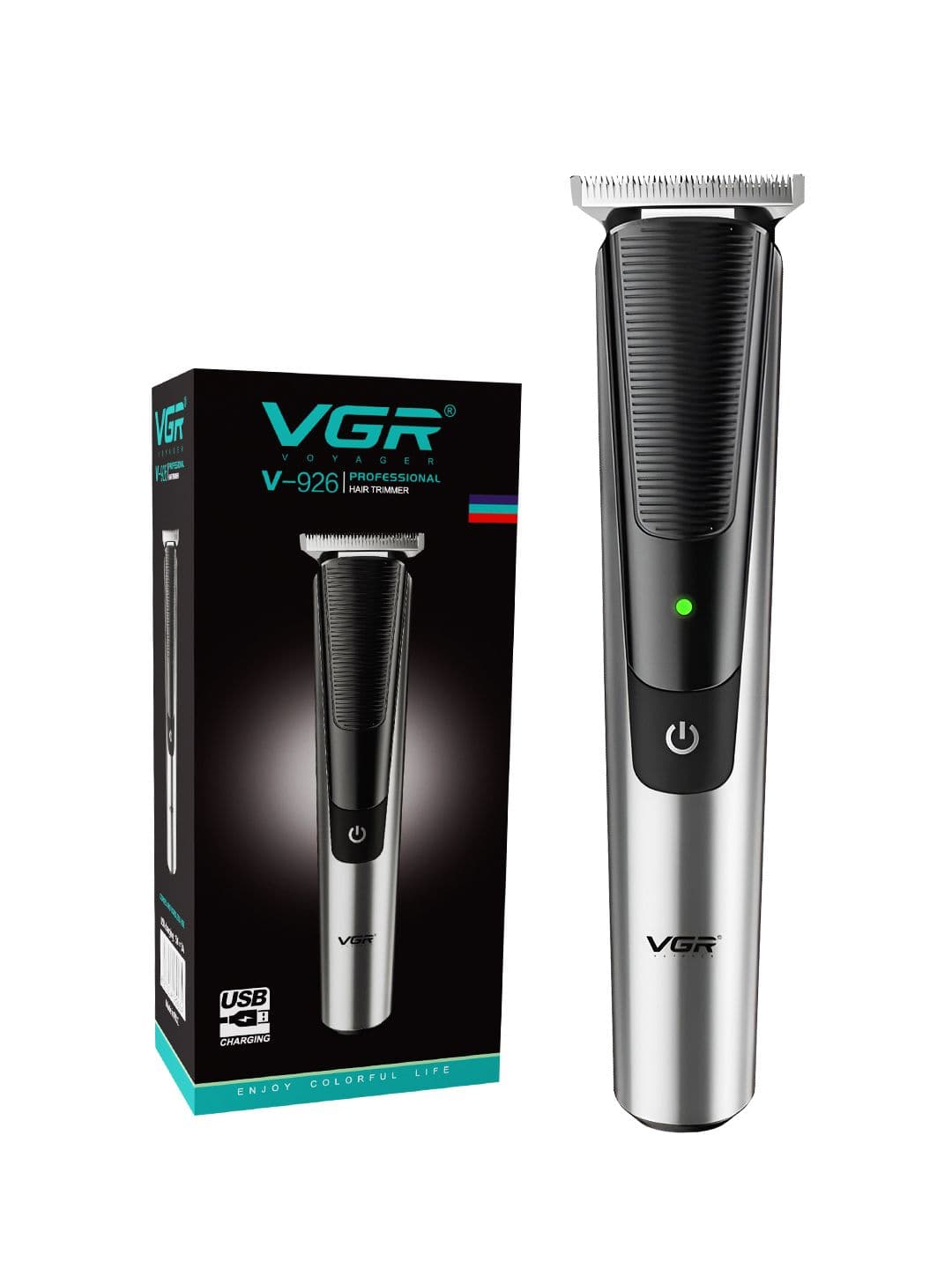 VGR V-926 Professional Hair Trimmer - Silver