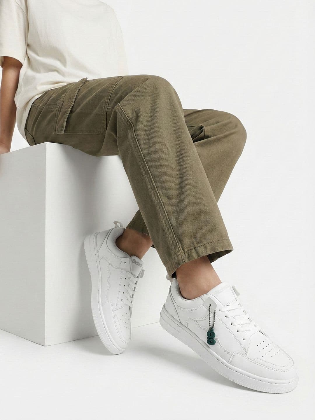 glitchez Women Perforated Detail Sneakers - view 1