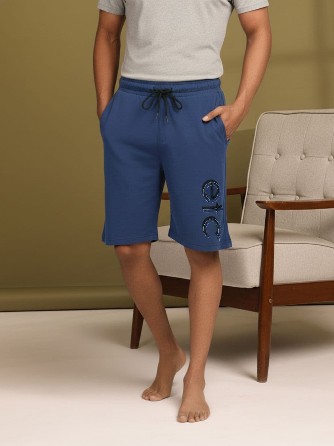 ETC X fwd Men Pure Cotton Lounge Shorts - view 1