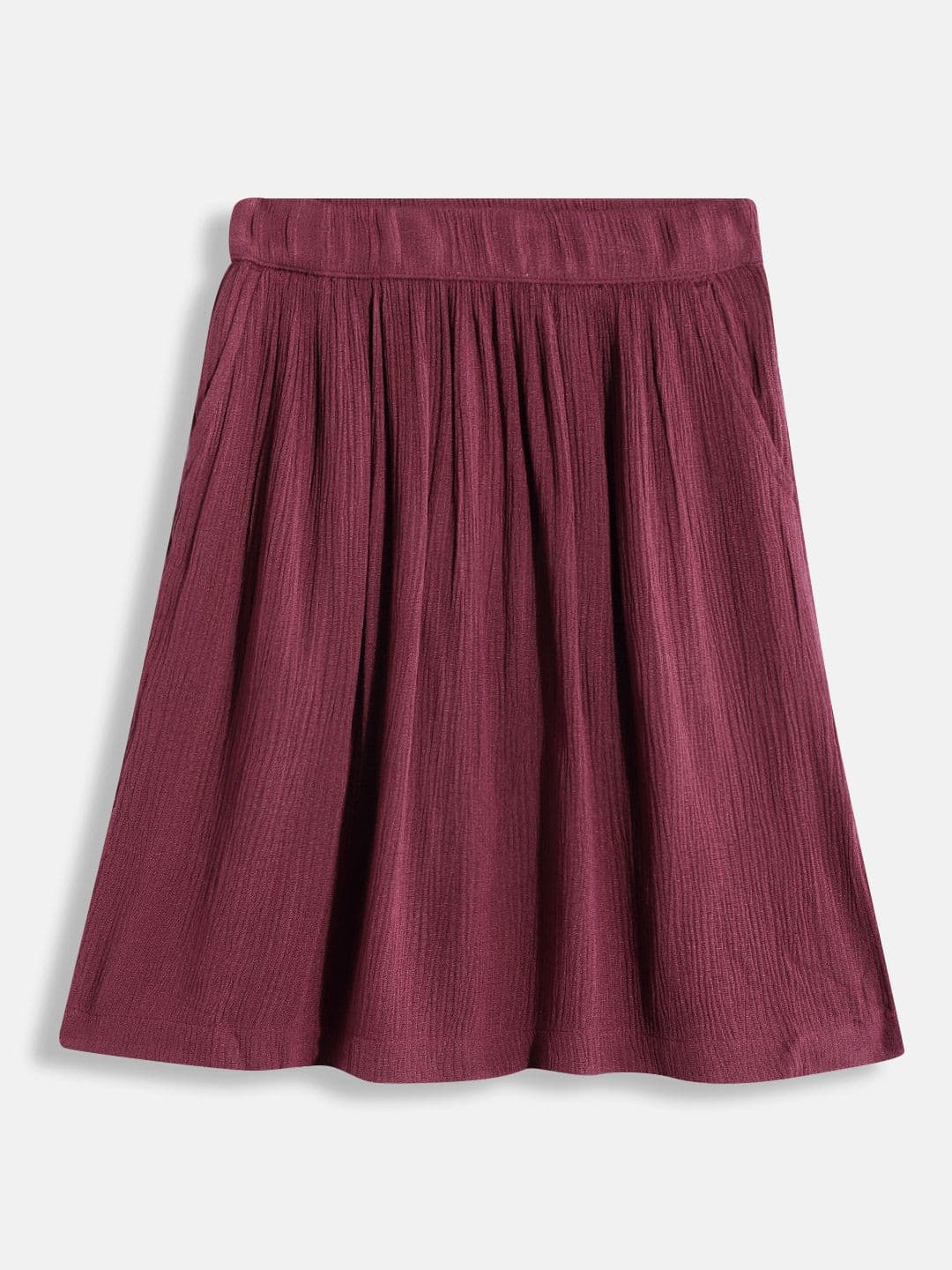 KIABI Girls Pleated Flared Knee Length Skirt - view 1