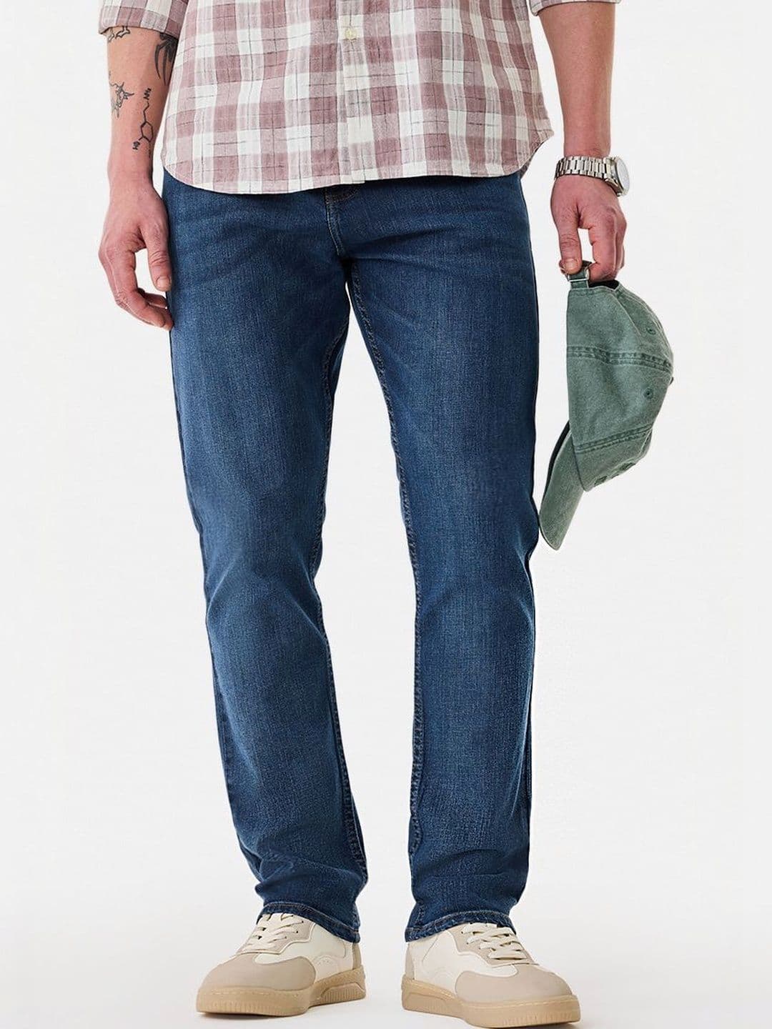 Snitch Light Fade Mid-Rise Slim Fit Stretchable Jeans - view 1