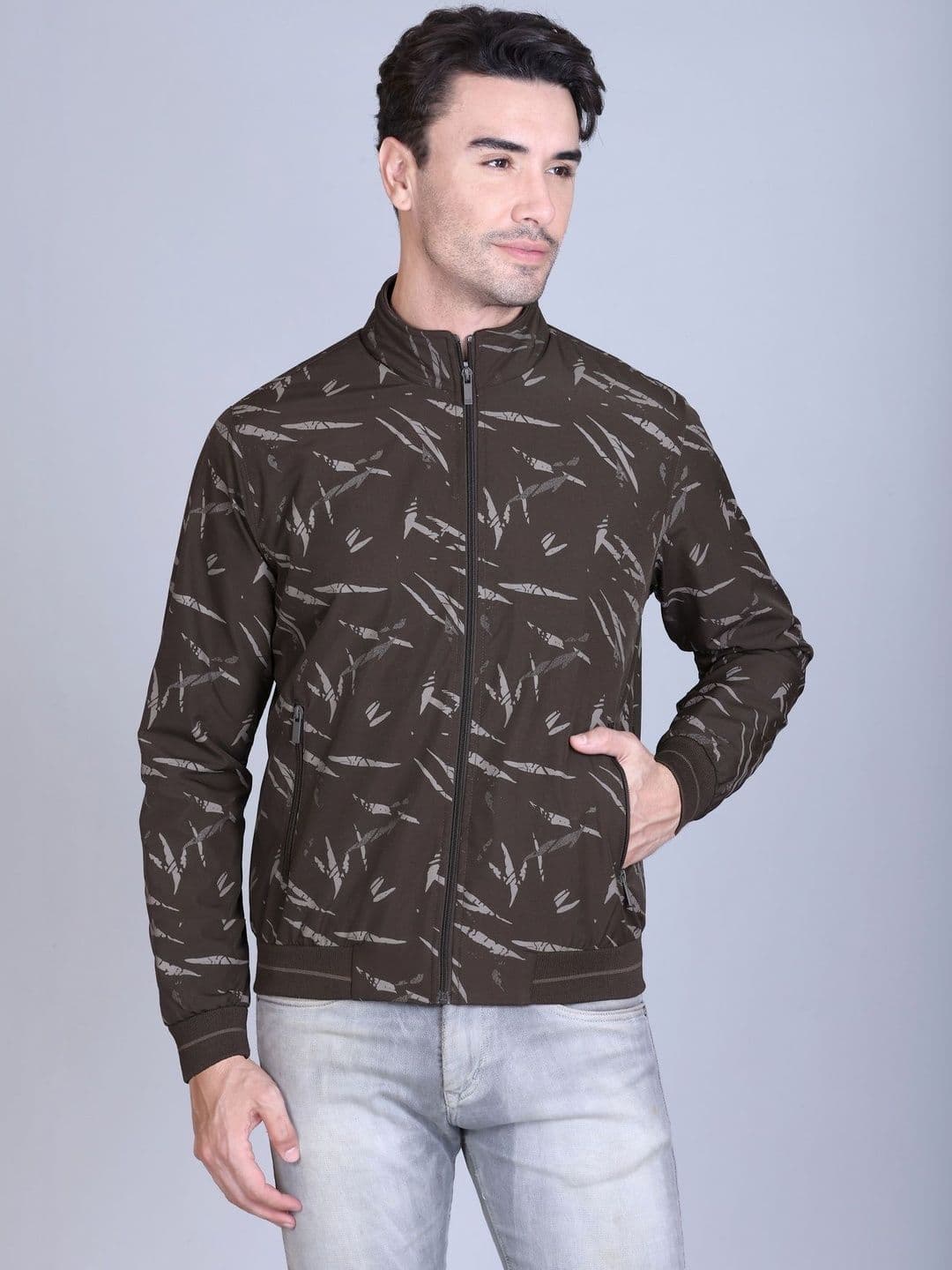 Rare Times Men Lightweight Bomber Jacket - view 1