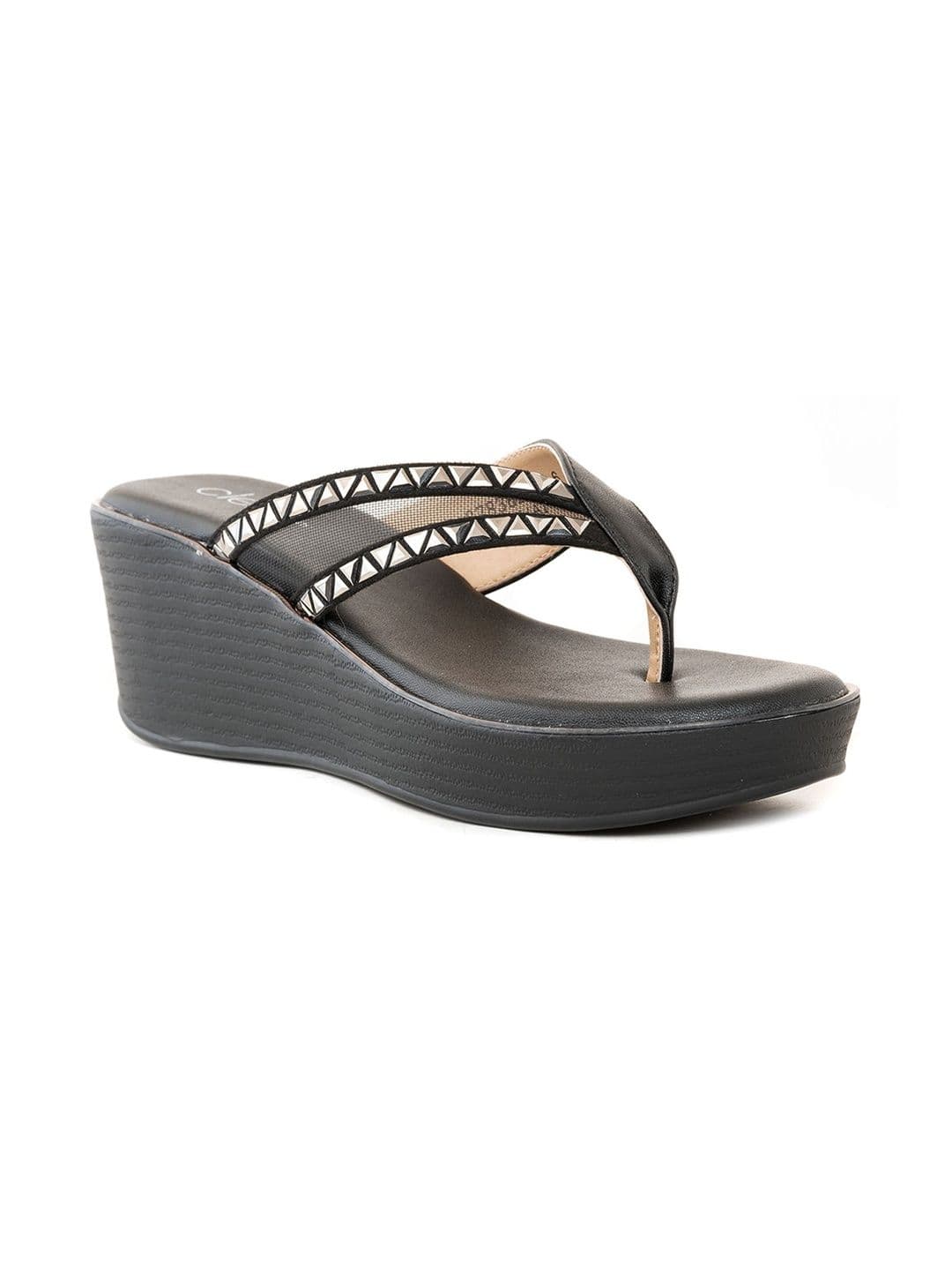 Khadims Textured Wedge Sandals - view 1