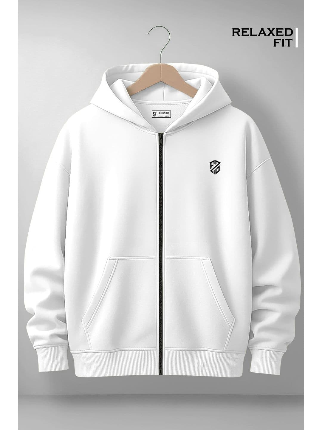 THE EG STORE Men Printed Hooded Sweatshirt - view 1