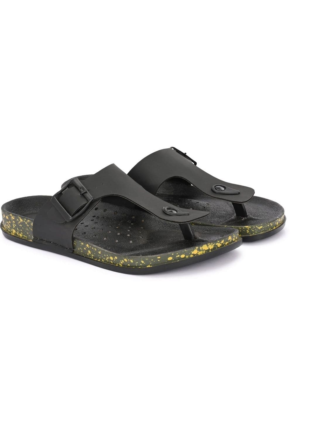 HATTOUN Men Printed Thong Flip-Flops - view 1