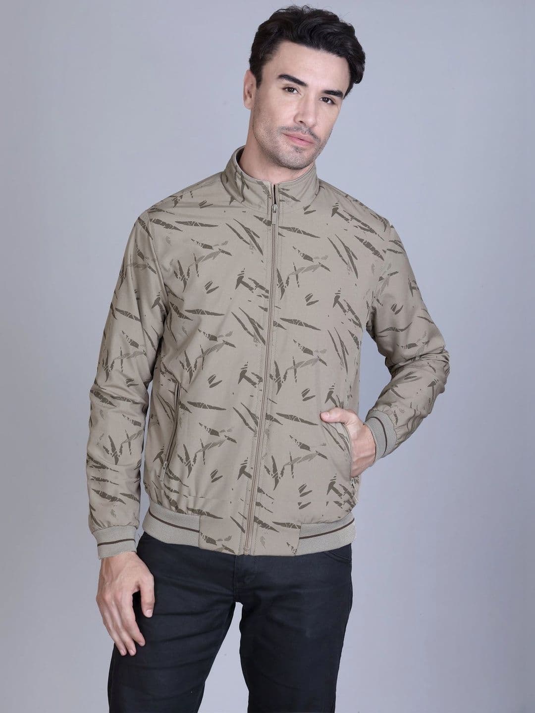 Rare Times Men Lightweight Bomber Jacket - view 1