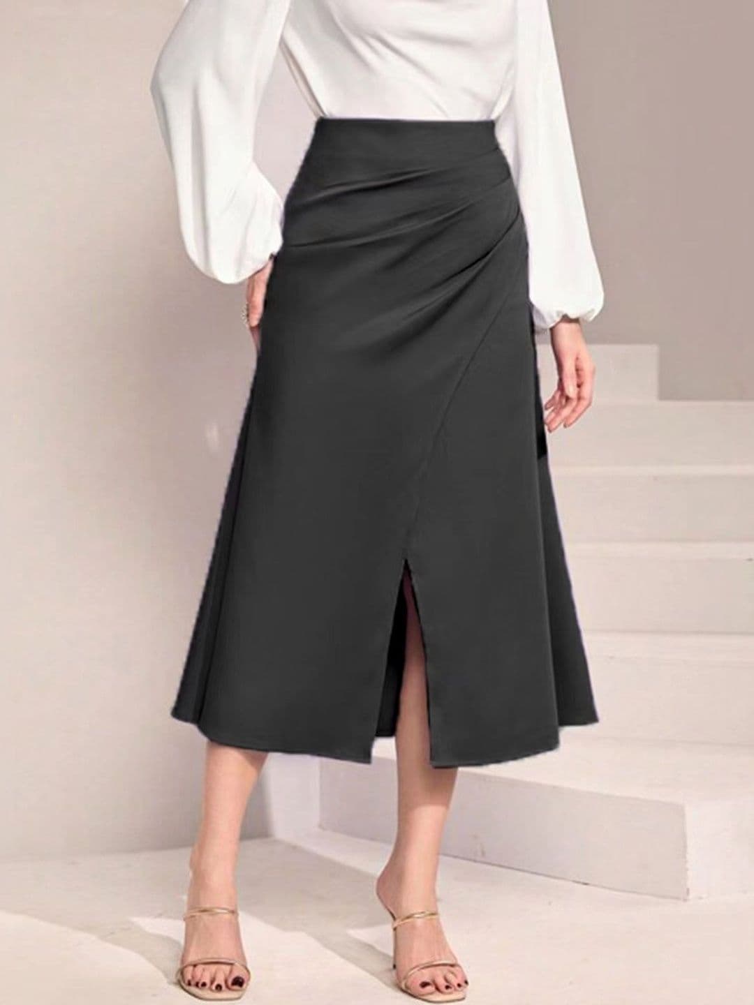 StyleCast x Revolte A-Line Midi Skirts - view 1