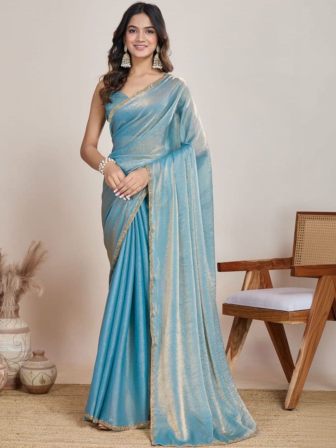 all about you Pure Chiffon Saree - view 1