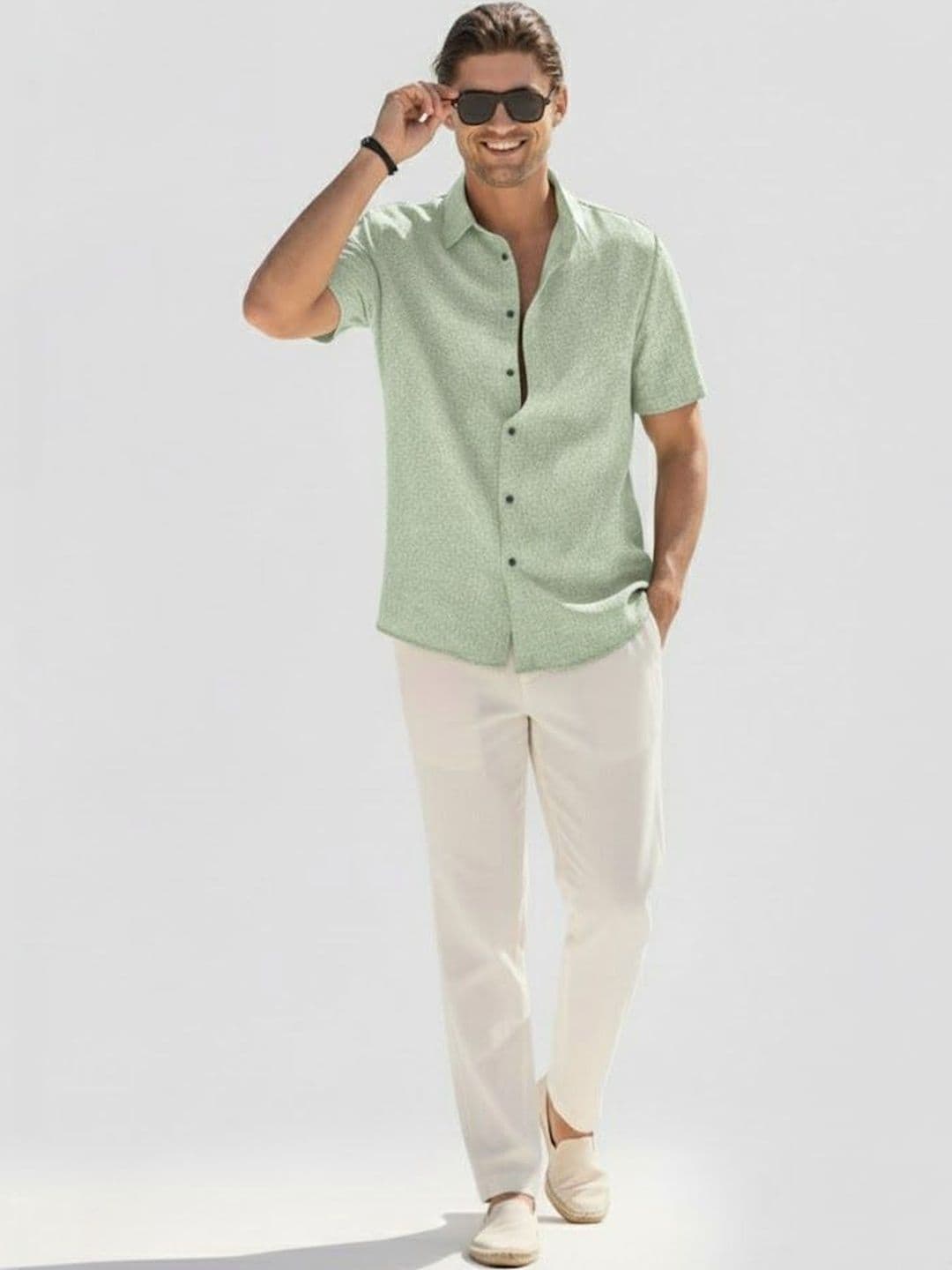 R.Code by The Roadster Life Co. Men Comfort Printed Casual Shirt - view 1