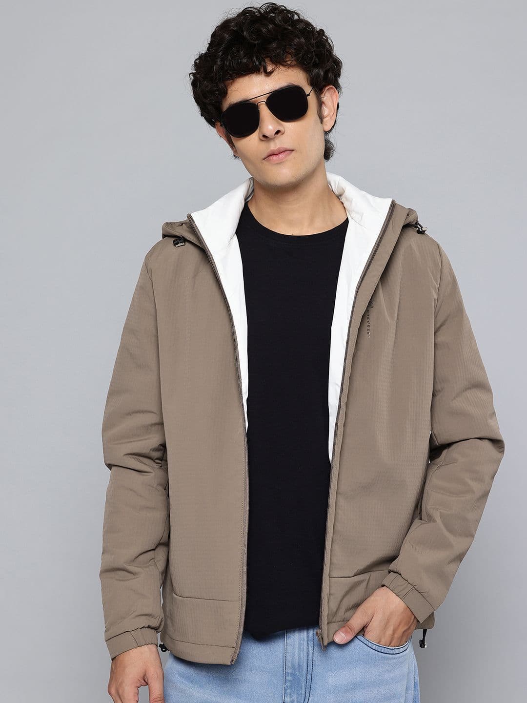 Fort Collins Hooded Tailored Jacket with Toggled Hem - view 1