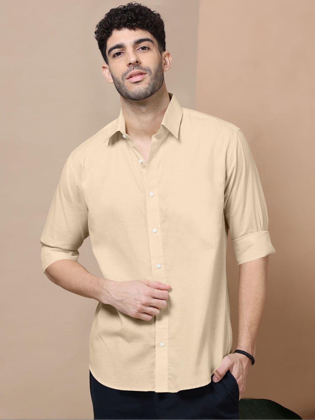 KRONIK Men Pure Linen Shirt - view 1