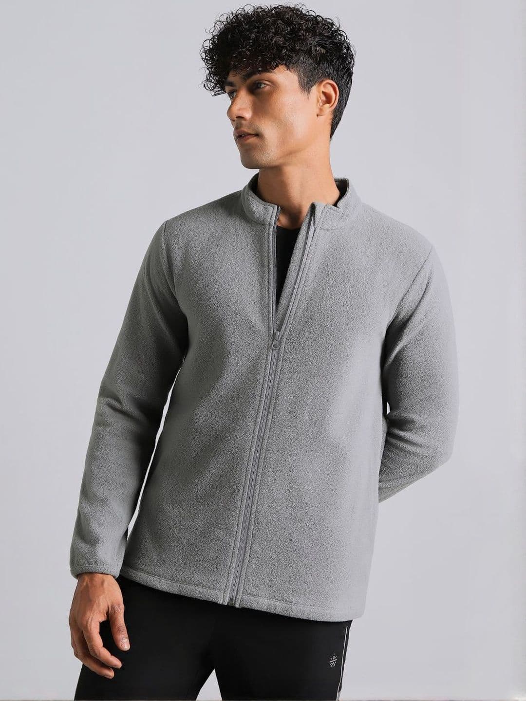 CULT Men's Dark Grey Performance Pro Training Fleece Jacket - view 1