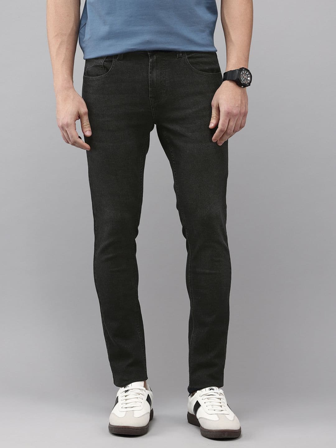 SPYKAR Men Super Skinny Slim Fit Light Fade Stretchable Jeans - view 1