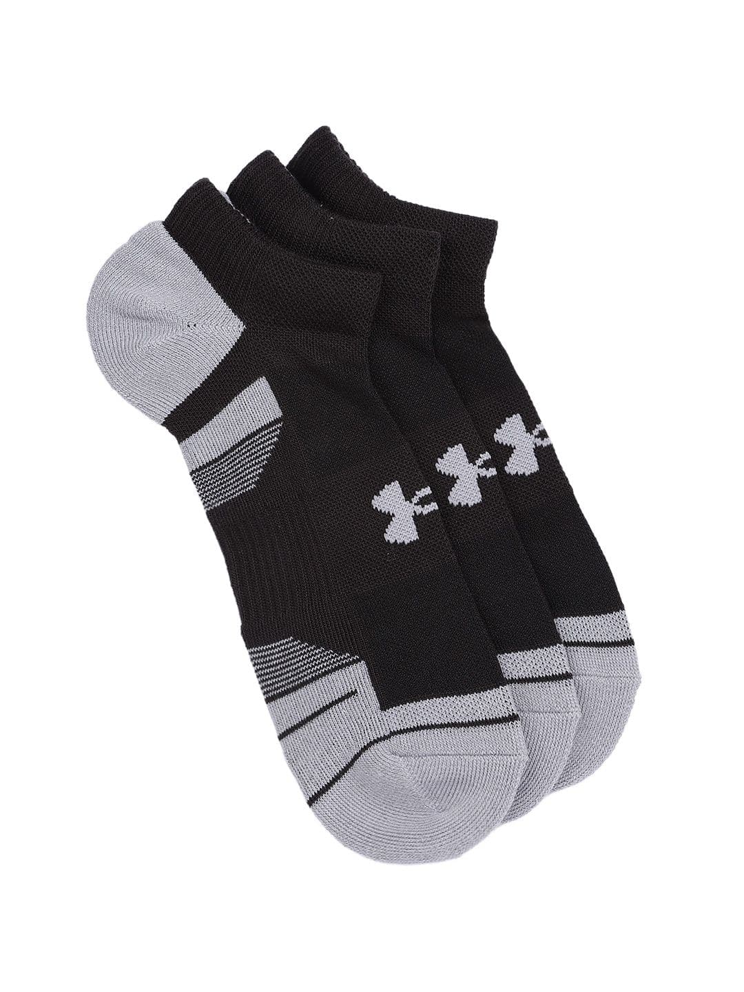 UNDER ARMOUR Unisex Pack of 3 Performance Tech No Show Ankle Length Socks - view 1